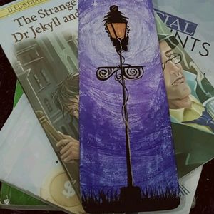 Purple Themed Street Light Bookmark ✨️💫