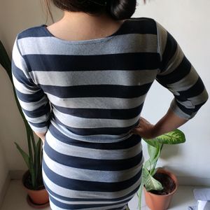 Striped Bodycon Dress