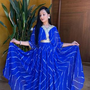 Royal Blue Stylish Gown