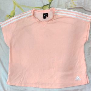 Adidas Poly cotton Round Neck Tshirt