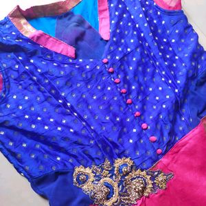 Designer Anarkali Suit Set With Dupatta