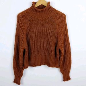 H&M Brown Knitted Jumper