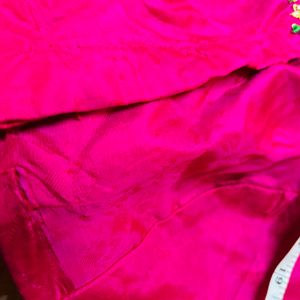 Combo  Maggam Full Work Blouses(Red And Pink)