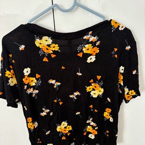 H&M Black Crop Top