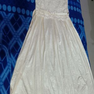 Beautiful Cream Colour Gown