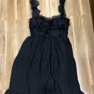 Black Synthetic Dress