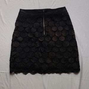 Black Partywear Mini Skirt