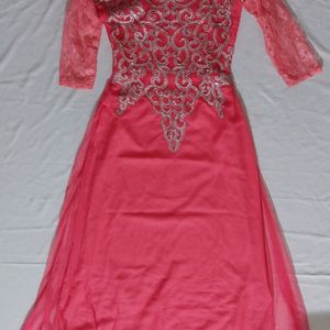 Anarkali Net Dress