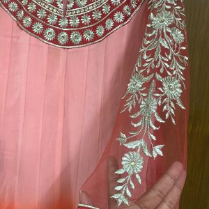 Heavy Work Anarkali Suit Party Wear Gown For Women