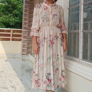 Price Dropped ⚡ ⚡ ⚡ Floral Korean Dress