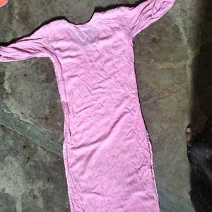 Pink Chikankari Kurti