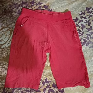 Women Stylish Red Shorts