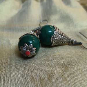 Emerald Green Earrings