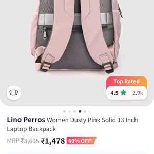 Linos Perros Dusty Rose Pink Backpack❤️