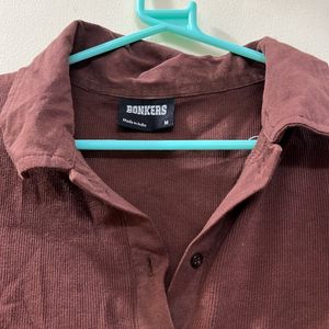 Bonkers Corner Brown Polo Top