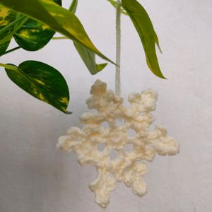 Handmade crochet Christmas tree ornaments