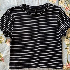 Tokyo Talkies Women Striped Crop Top