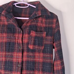 Long Flannel Shirt