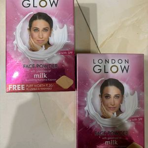 London Glow Face Powder With Puff