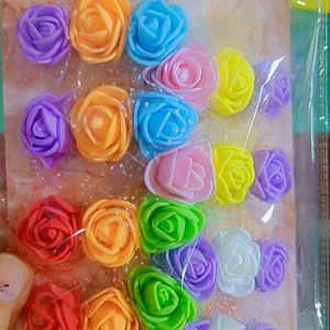 Korean Flowered Hair Clip (Pack Of 4)