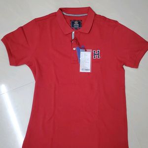 T-Shirt Red Colour, M To L Size