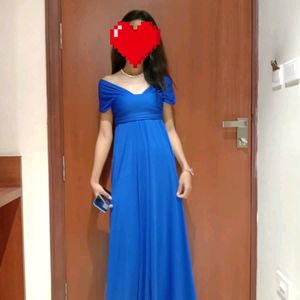 Free Style Blue Gown