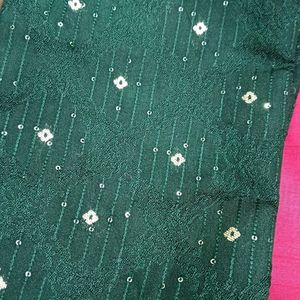 New Pink Pattu Border Saree