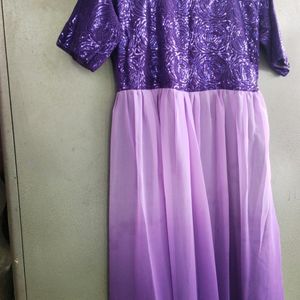 Purple Ethnic Gown