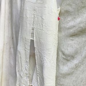 OFF WHITE SEXY KURTI TYPE