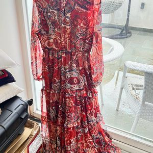 Rust Maxi Dress