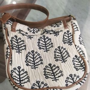 Embroidered Sling Bag