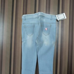 W-26 Size-30 Slim Fit Women Denim Jeans