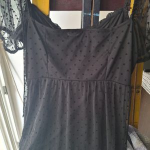 H&M Puffed Sleeve Dress