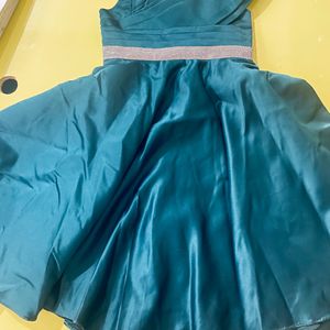 Teal Colour Gown Used Only Once