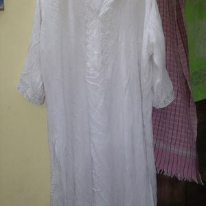 White Kurti