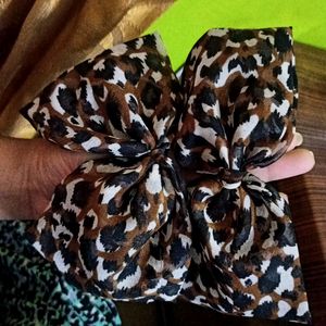 Cheetha Print Bows