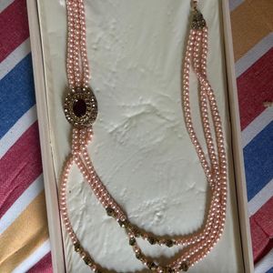 Necklage - Rose Gold Color For Ethnic Wear