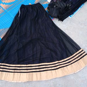 Gown Ke Sath Lehenga