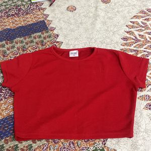 Red Baby Tee