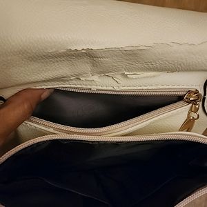 Off White Sling Bag