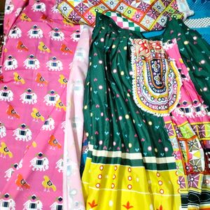 Navratri Unstitched Untouched Totally New