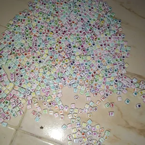 Colour Full Letter Beads