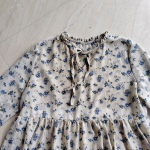 Korean Summer Floral Dress