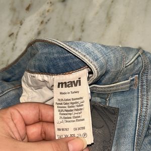 mavi branded jeans light blue slim fit