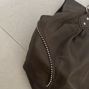 brown stylish handbag