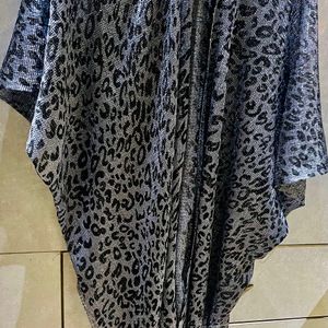 Urbanic Sequin Black And Grey Cover Up Shrug