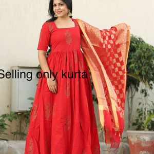 Lavanya The Label Red Kurta - Medium