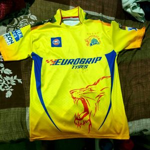 MS DHONI CSK IPL JERSEY 2024 PRINTED