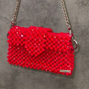 Red Beads Bag