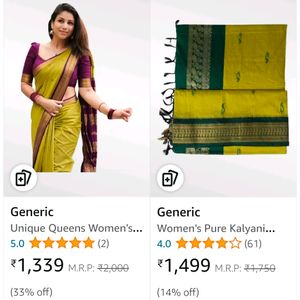 Kalyani cotton saree/Lata Gadwal Paithan